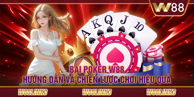 Bài Poker W88: Hướng dẫn và chiến lược chơi hiệu quả